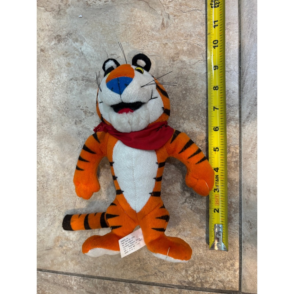 Vintage 1991 1993 Kellogg's Tony the Tiger Plush 10" Mascot SASCO Frosted Flakes